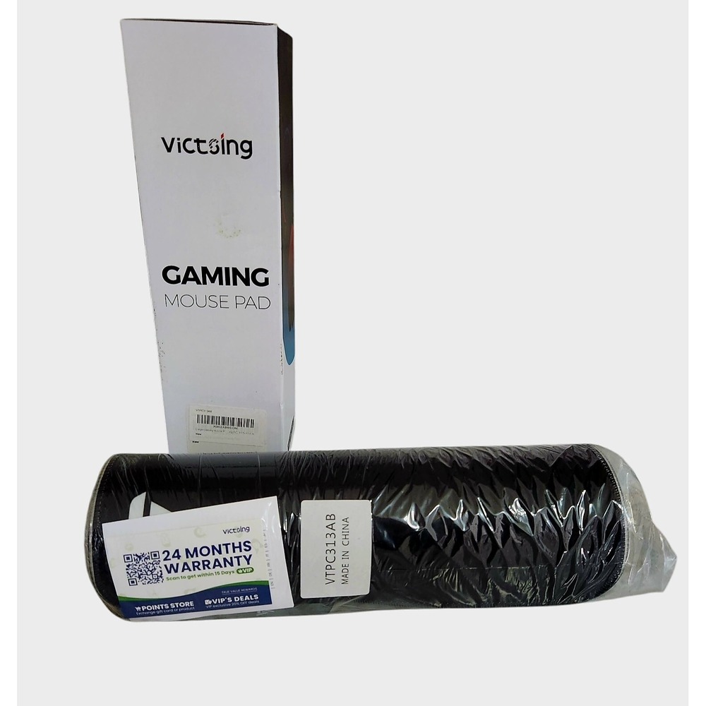NEW in BOX ~ VicTsing Extended Large Gaming Mouse Pad - Black w/ USB / #‎ PC313A